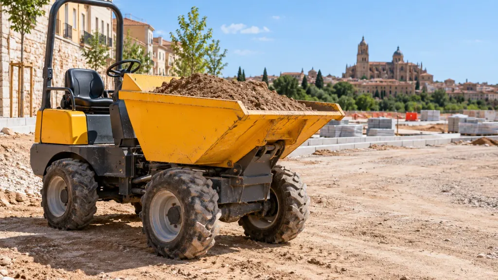 Rastreador de seguros de dumpers de obra