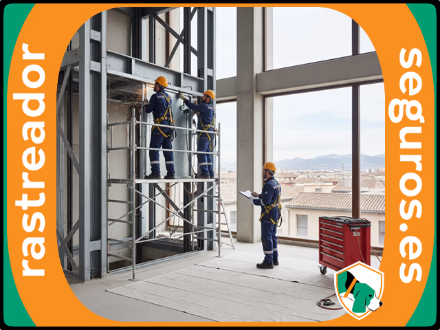 Rastreador de Seguros de RC Profesional Instalaciones de ascensores y montacargas