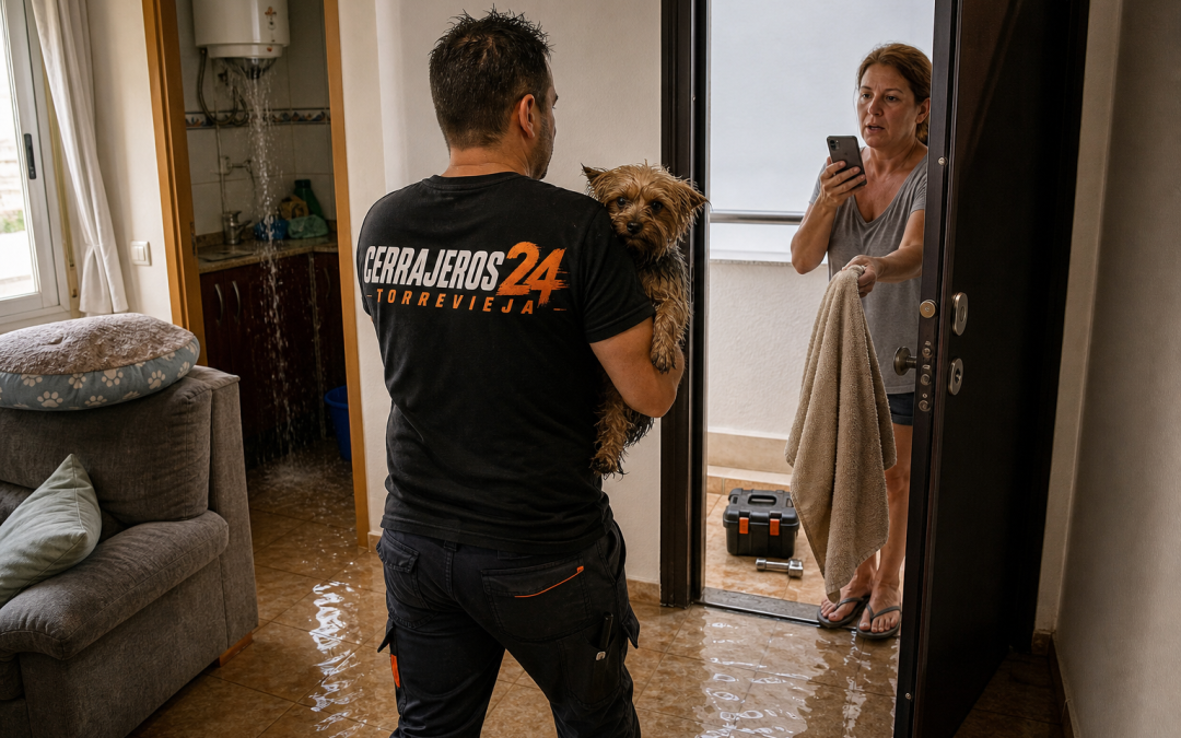 MI PERRO SE AHOGA Y YO ESTOY A 50 KILÓMETROS»: el rescate de Coco, el yorkshire que sobrevivió subido al sofá mientras su piso de Torrevieja se inundaba con la puerta cerrada
